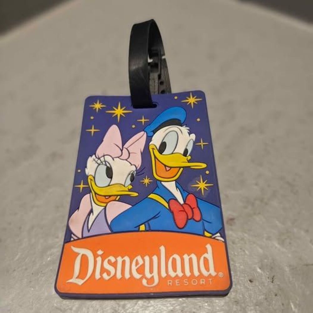 Disney Disneyland Resort Donald & Daisy Duck Luggage Tag